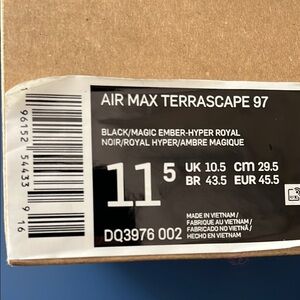 Nike Air Max Terrascape 97 in Black and Blue🔥🔥🔥💙🧡